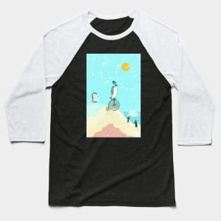 PLAYFUL PENGUINS Baseball T-Shirt